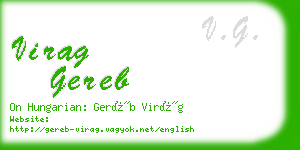 virag gereb business card